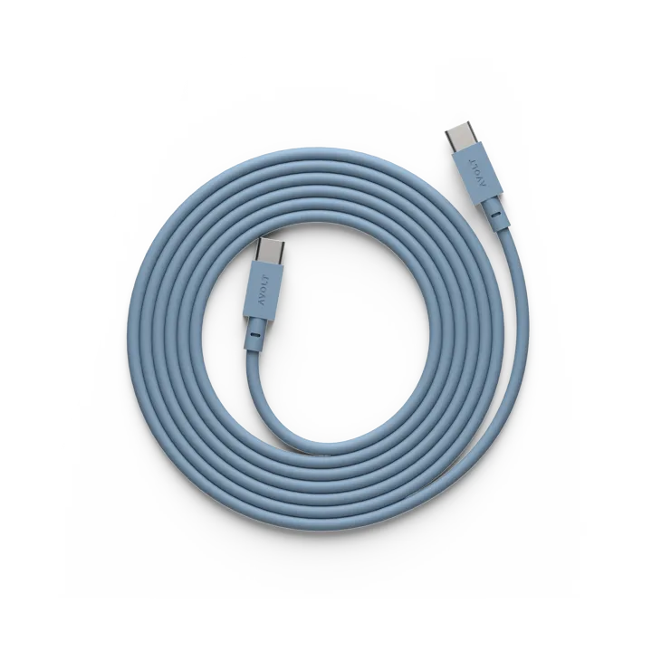 USB-C转USB-C充电数据线2m - 鲨鱼蓝 - Avolt