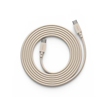 USB-C转USB-C充电数据线2m - 游牧沙色 - Avolt