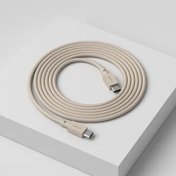 USB-C转USB-C充电数据线2m - 游牧沙色 - Avolt