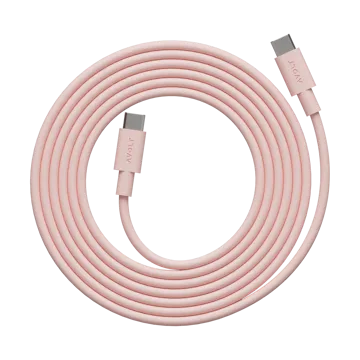 USB-C转USB-C充电数据线2m - 新粉色 - Avolt