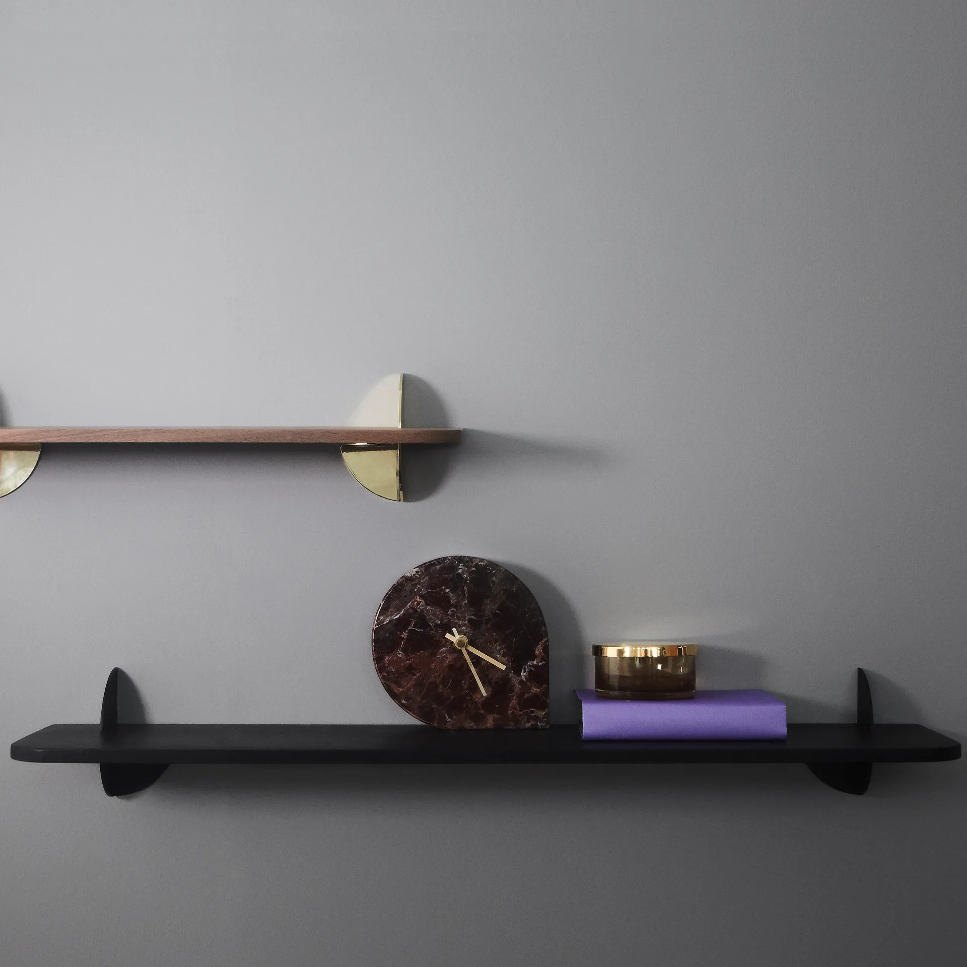 Aedes shelf 80 cm, 黑色 AYTM