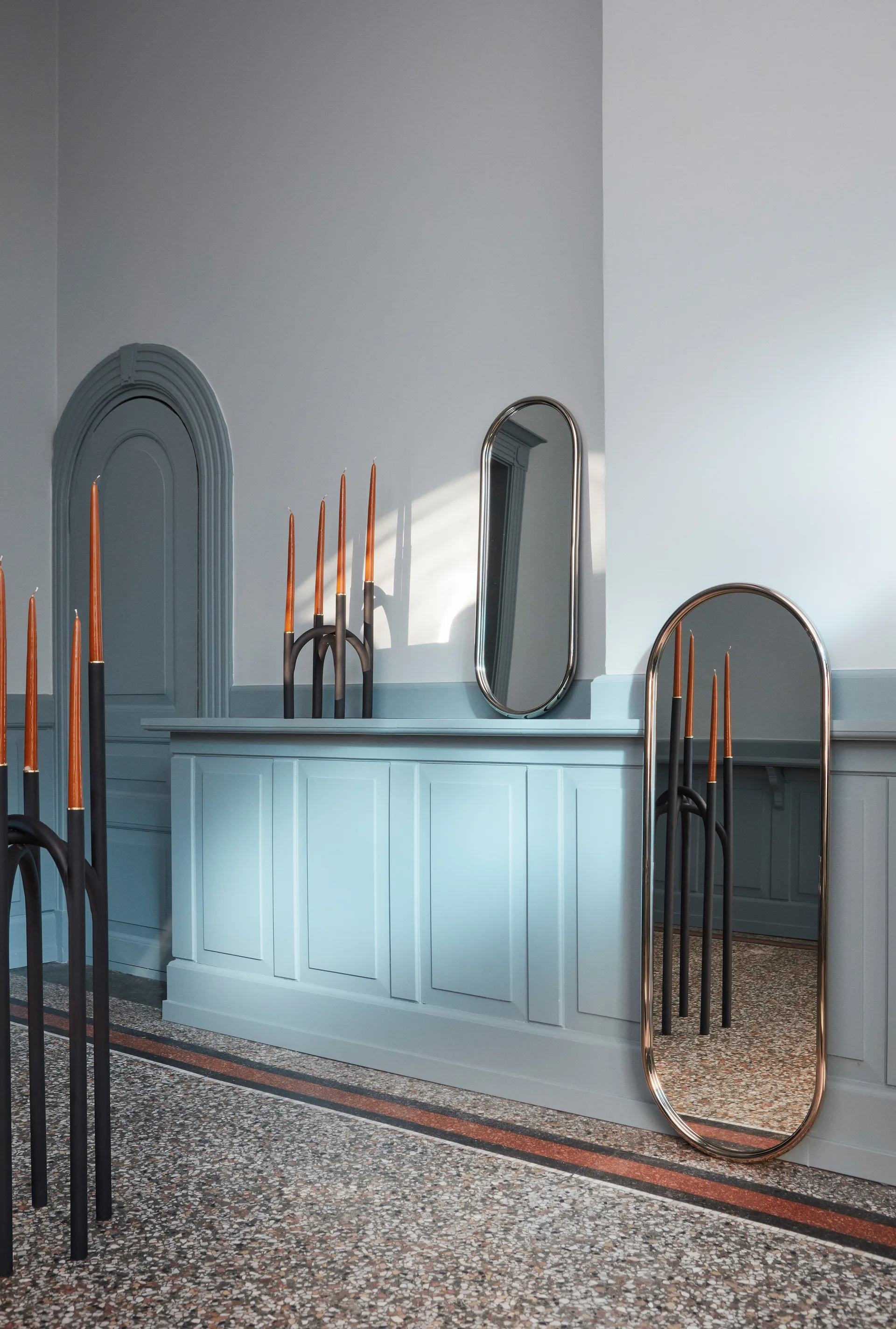 Angui mirror silver, 39x108 cm AYTM