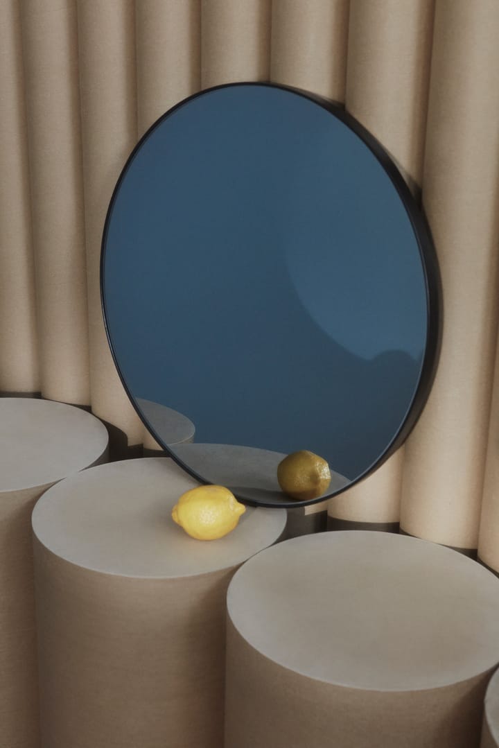 Circum mirror Ø50 cm, Tonat glass-黑色 AYTM