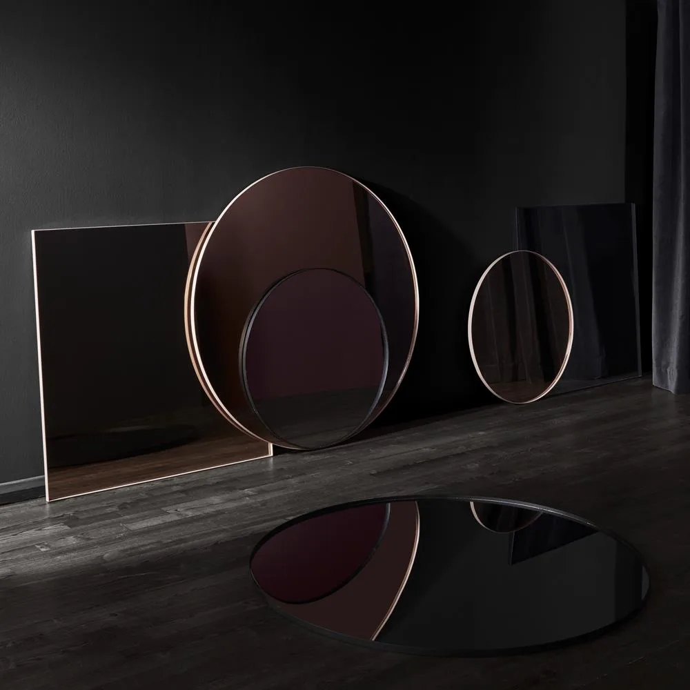 Circum 镜子  small, 玫瑰色 AYTM