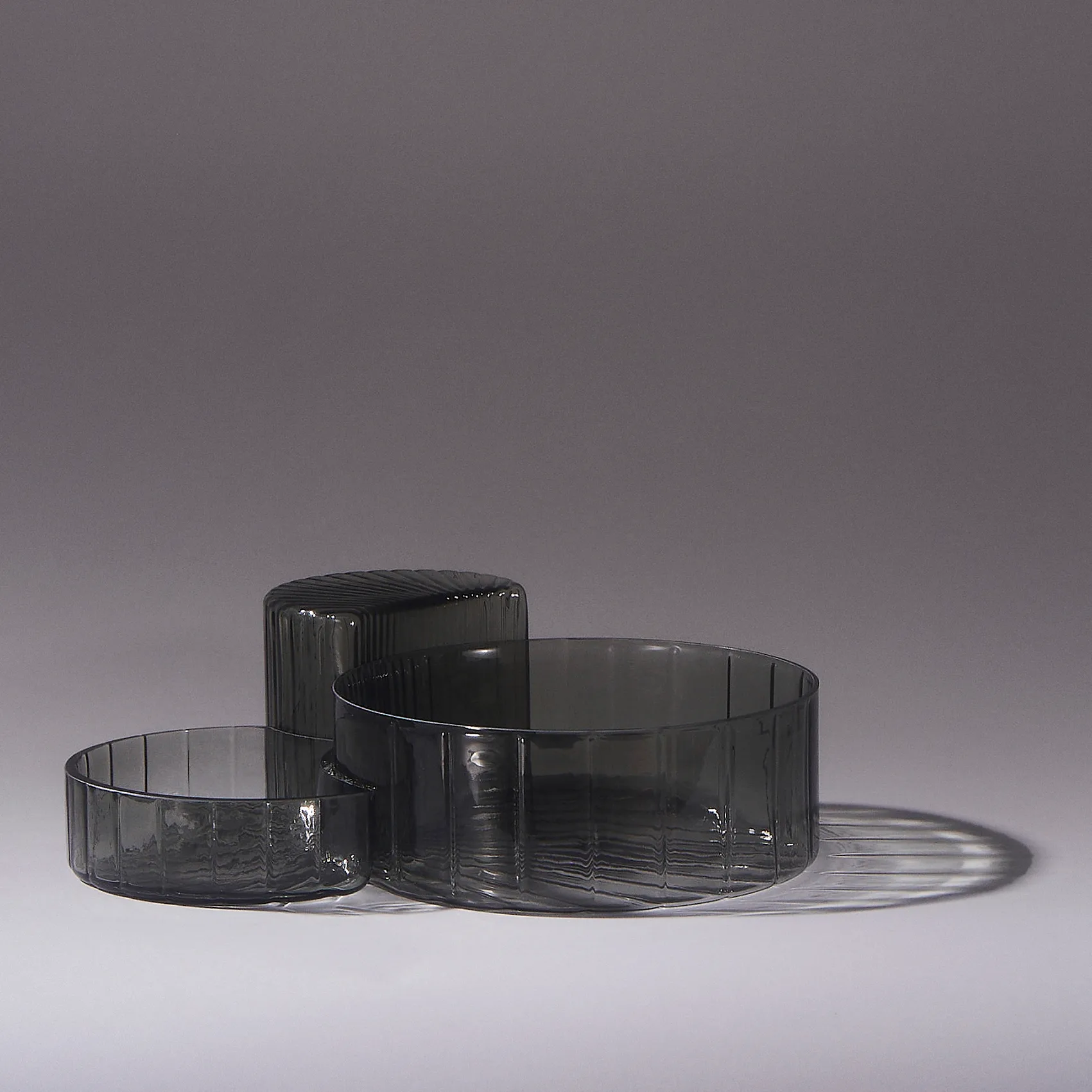 Concha 碗  三件套装, 黑色 AYTM