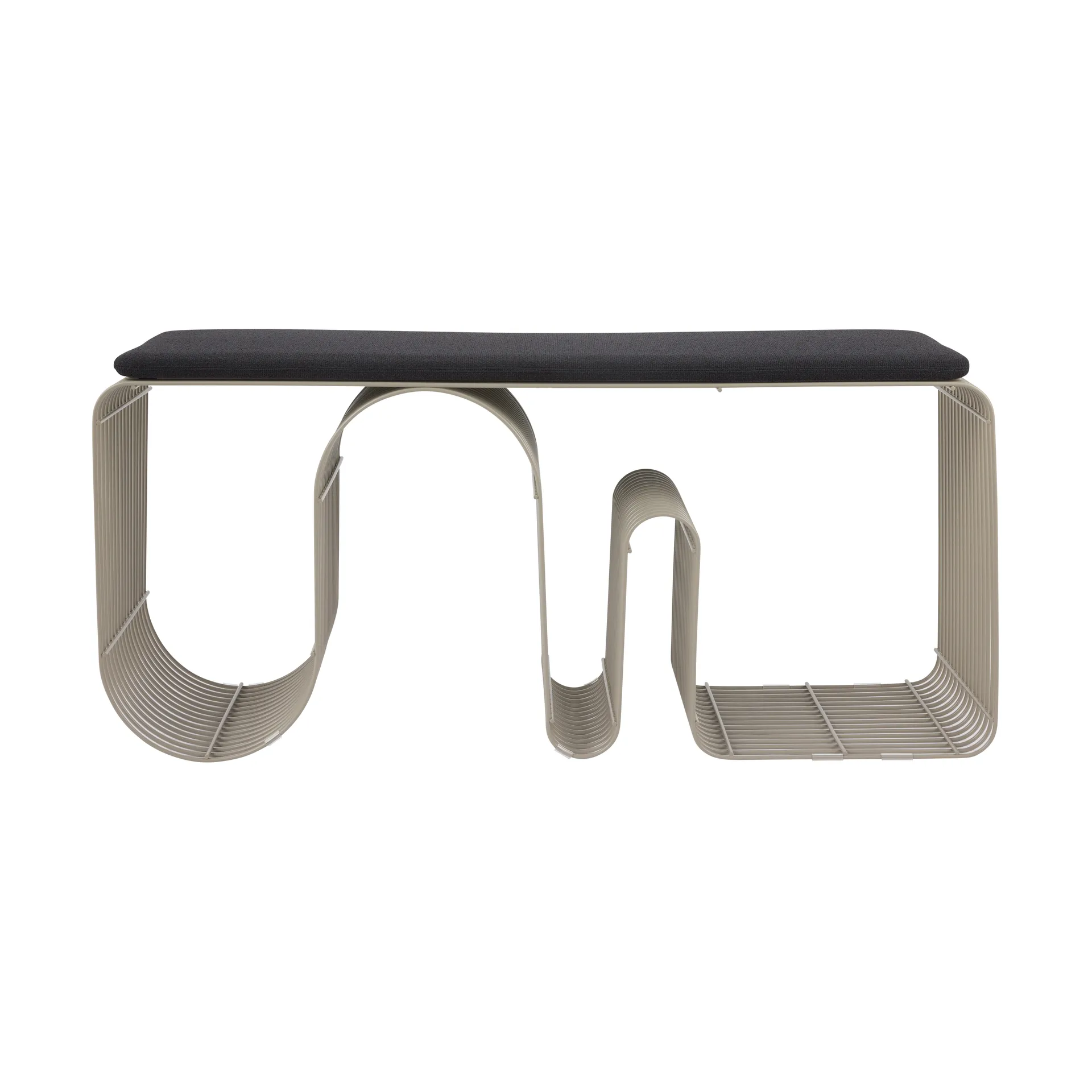 Curva 长椅座垫 32x95.5 cm, 烟灰色 AYTM