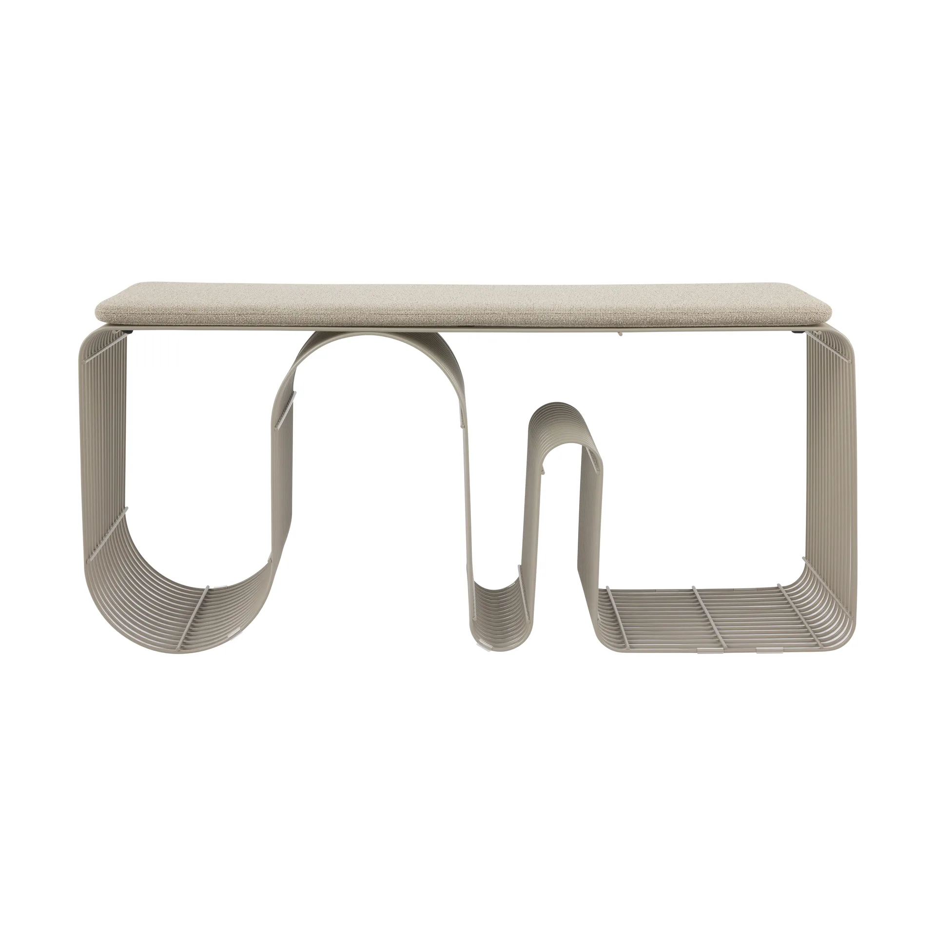Curva 长凳座垫 32x95.5cm, 灰褐色 AYTM