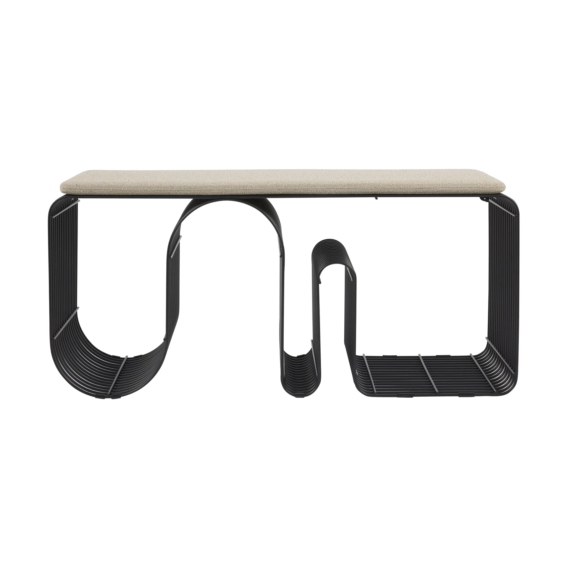 Curva 长凳座垫 32x95.5cm, 灰褐色 AYTM