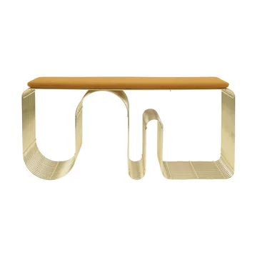 Curva 长凳座垫 32x95.5cm - 琥珀色 - AYTM