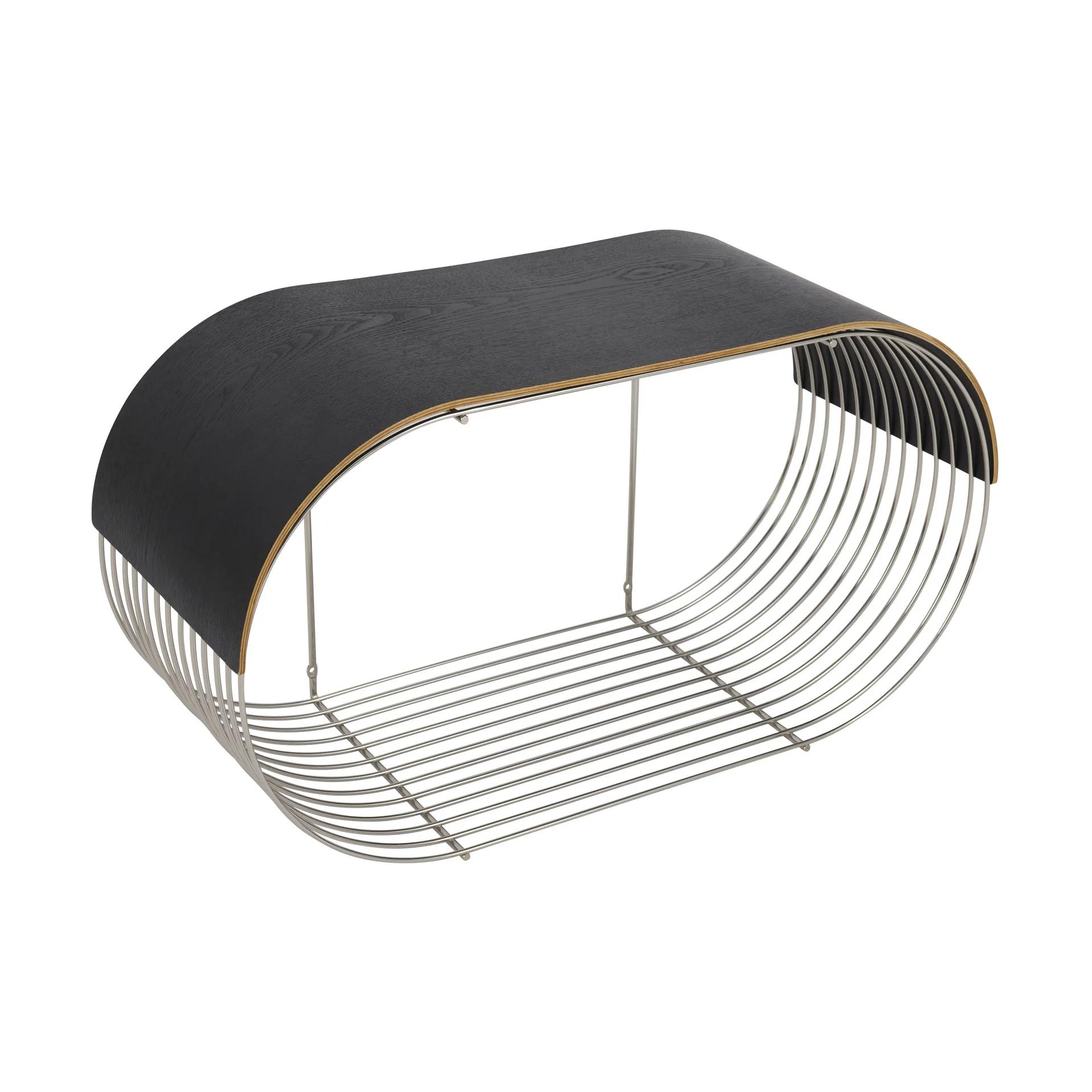 Curva 墙面置物架顶面板 62.2cm, 黑色 AYTM