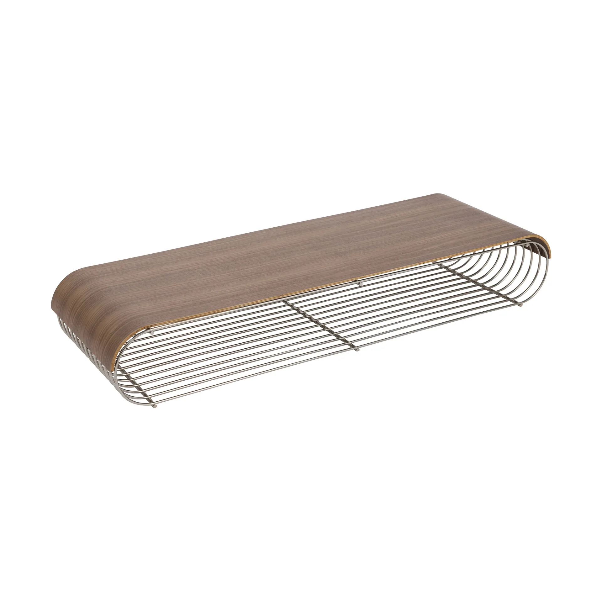 Curva 置物架顶面板 80.4cm, 胡桃木 AYTM