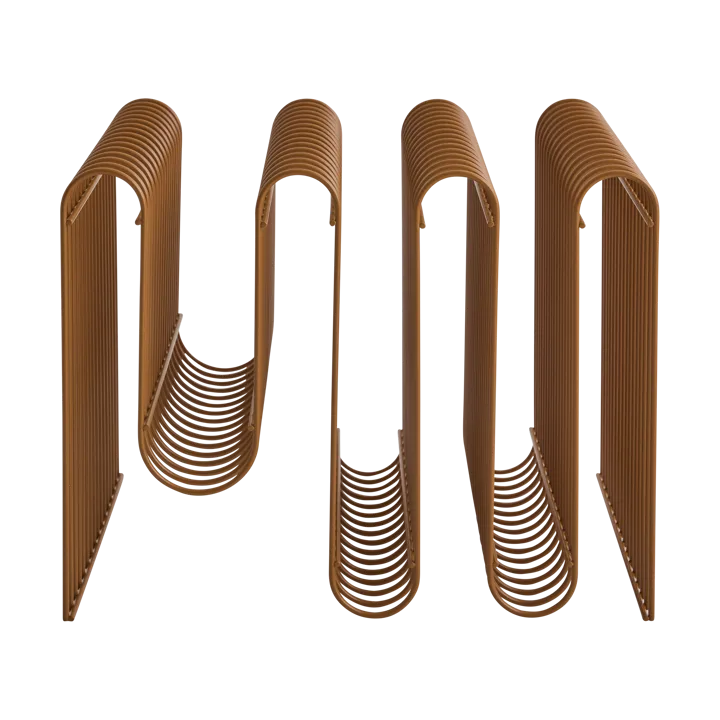 Curva newspaper stand - Amber - AYTM