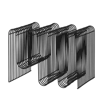 Curva newspaper stand - 黑色 - AYTM