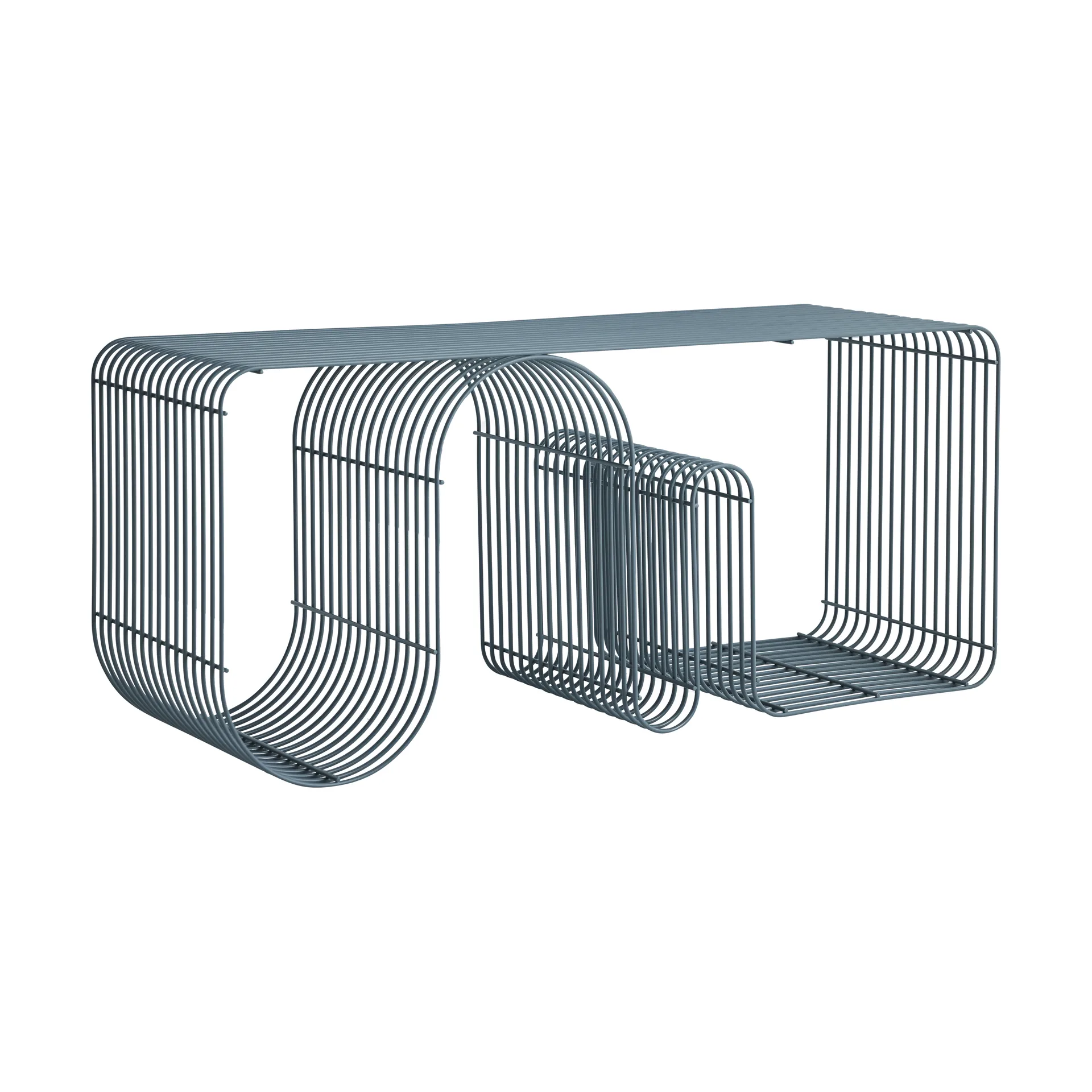 Curva seating 长椅 100 cm, Dusty 蓝色 AYTM