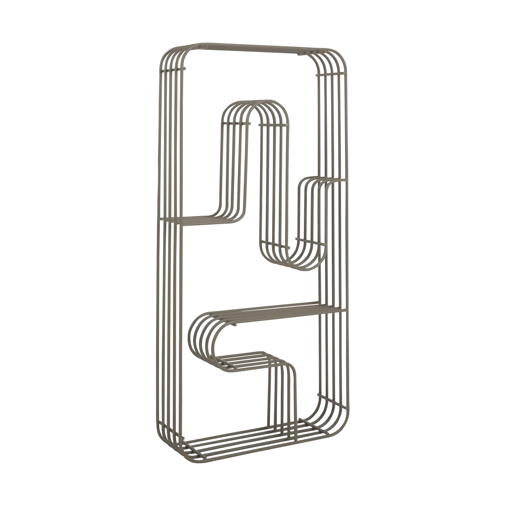 Curva 墙面架置物架 长方形 , 灰褐色 AYTM