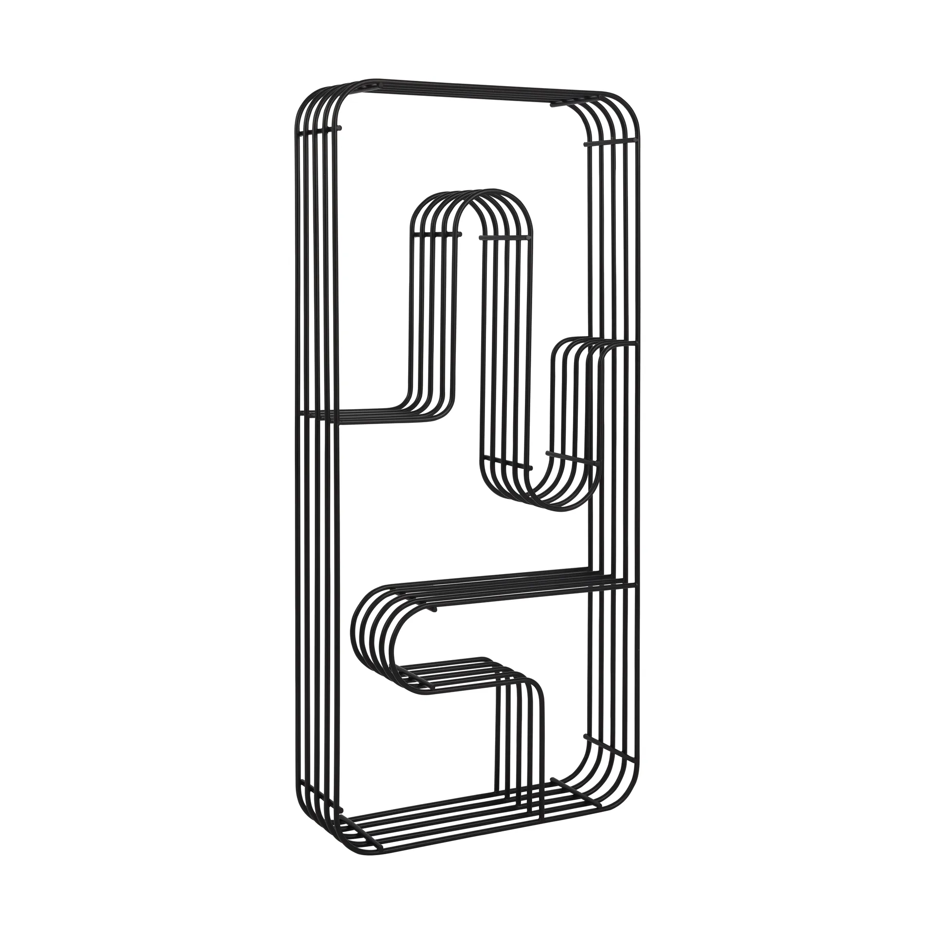 Curva 墙面架置物架 长方形 , 黑色 AYTM