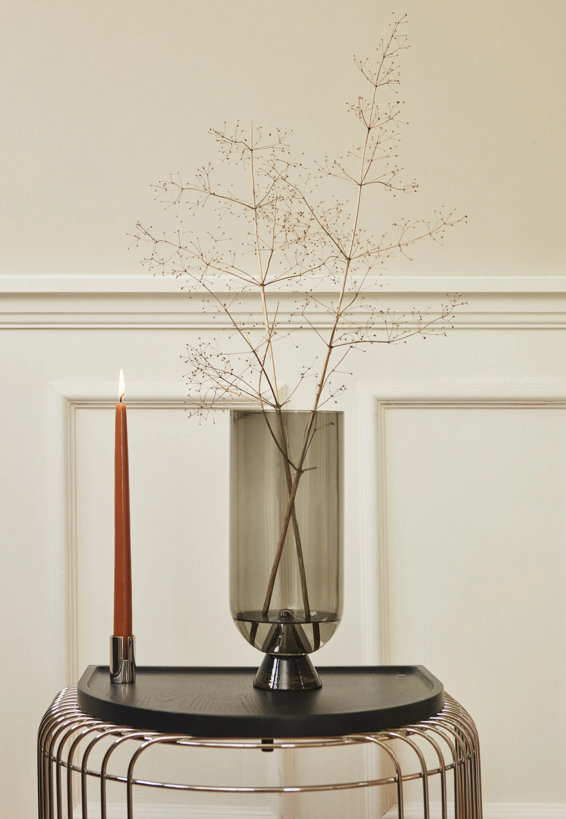 Glacies 花瓶 29 cm, 黑色 AYTM