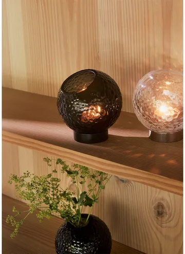 Globe 手工玻璃烛台Ø10cm - 透明 - AYTM
