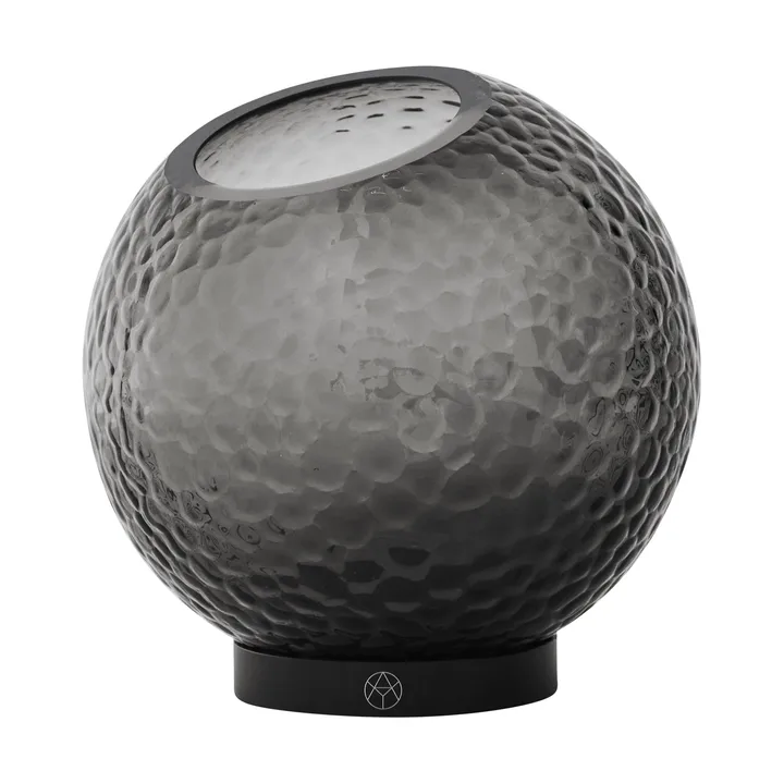 Globe 气泡造型玻璃花瓶17cm - 黑色 - AYTM