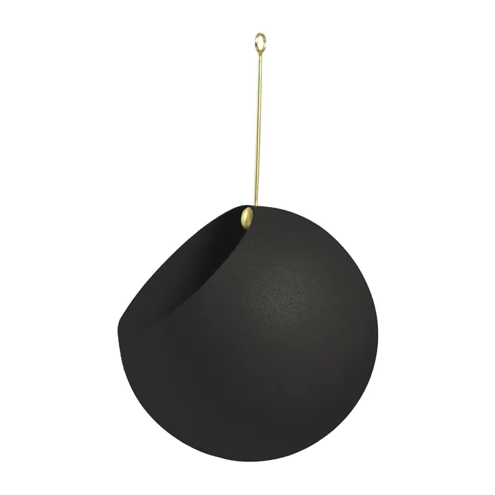 Globe 悬挂式花盆Ø17cm高28cm - 黑色 - AYTM