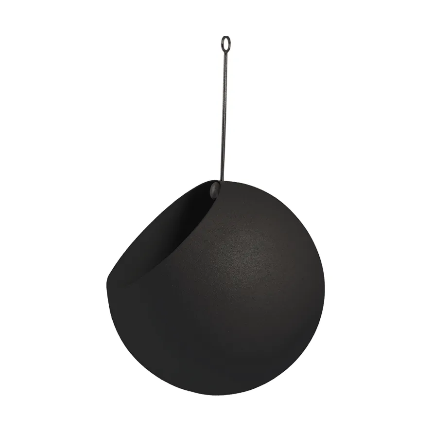 Globe 悬挂式花盆Ø17cm高28cm, 黑色 AYTM