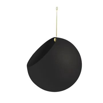 Globe 悬挂式花盆Ø21cm高32cm - 黑色 - AYTM