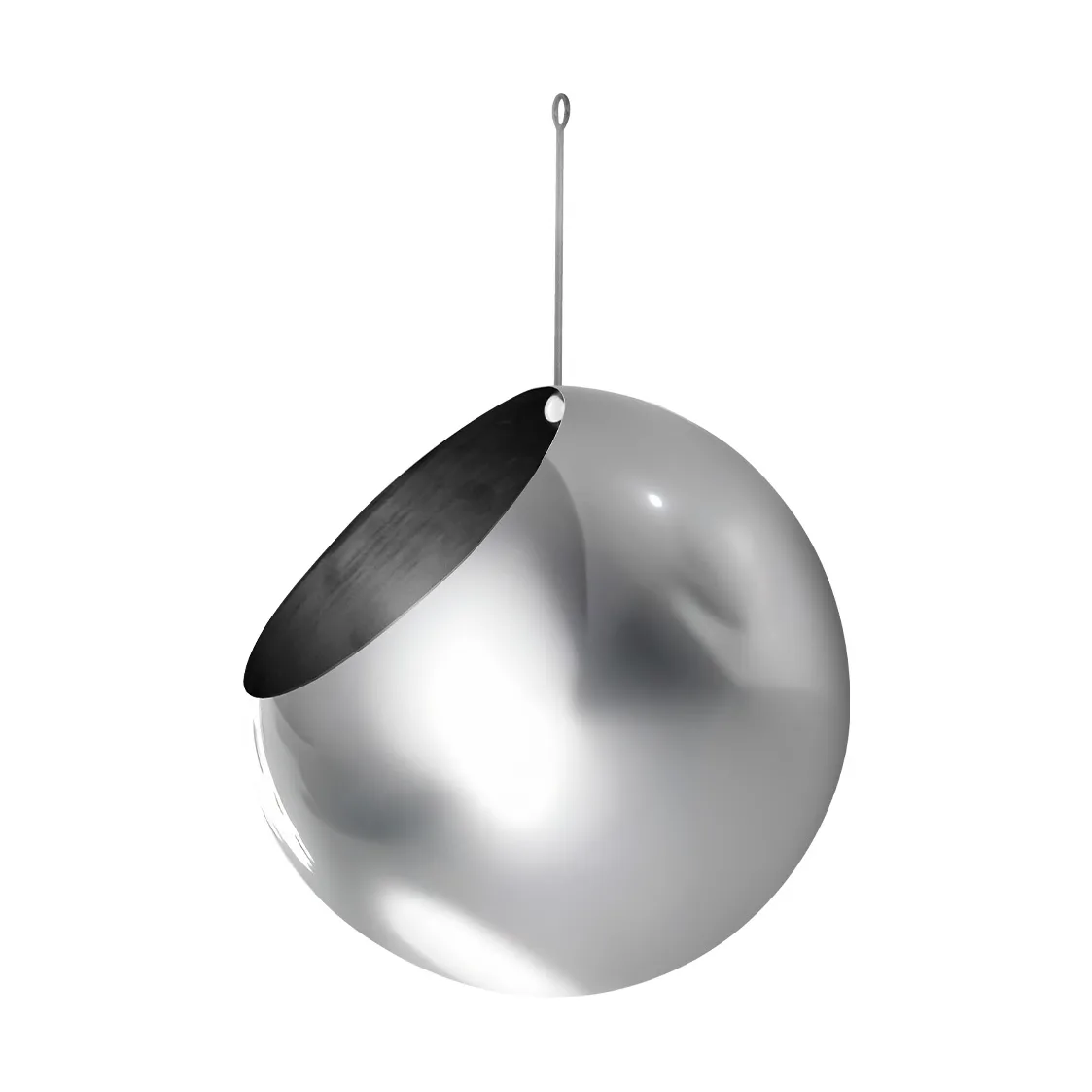 Globe 悬挂式花盆Ø21cm高32cm, 银色 AYTM