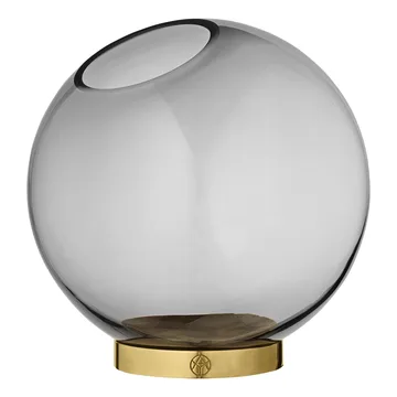 Globe 中号花瓶 - 黑色-brass - AYTM