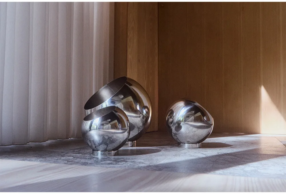 Globe flowerpot Ø30 cm, 银色 AYTM