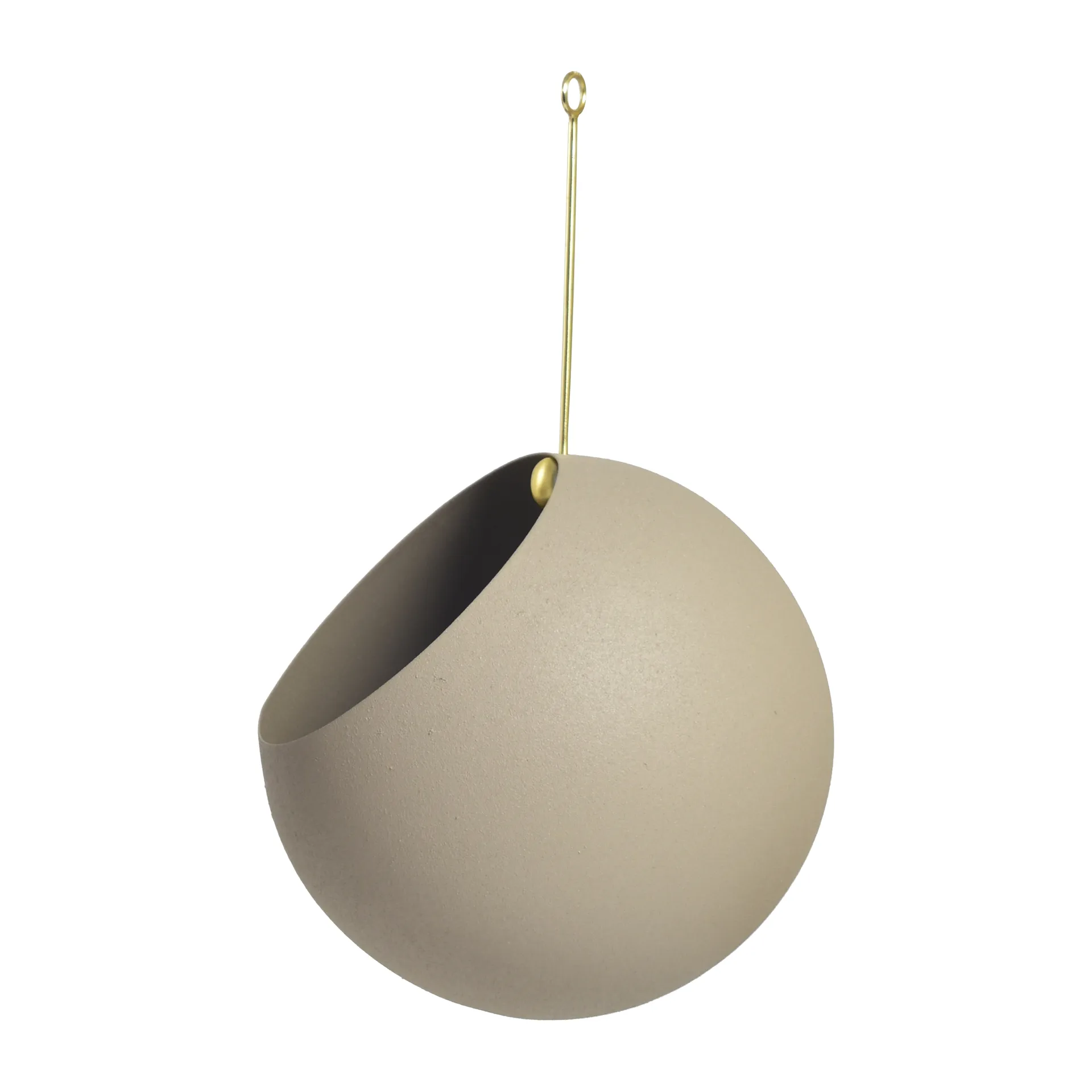 GLOBE hanging pot Ø17 cm h28 cm, 灰褐色（Taupe） AYTM