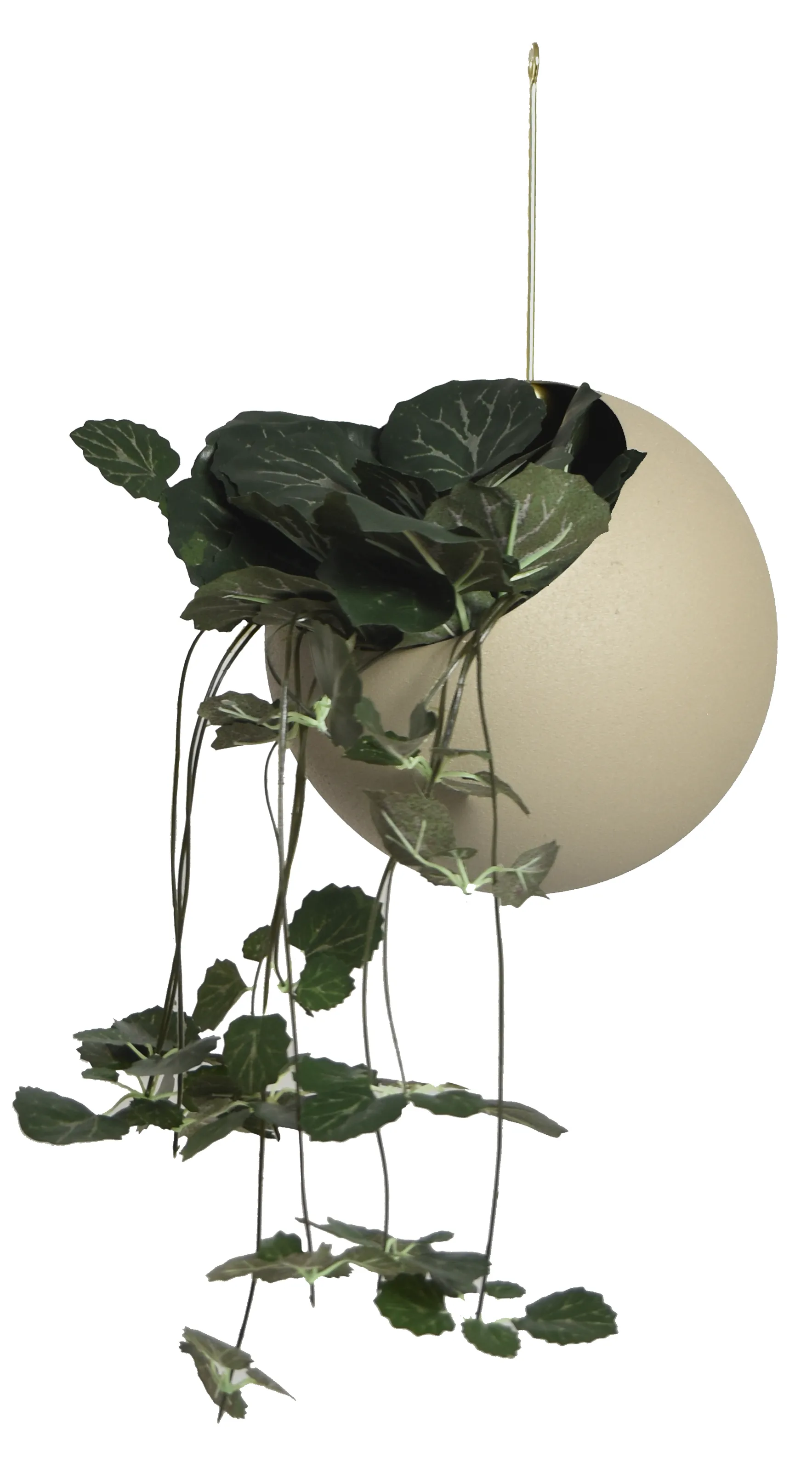 GLOBE hanging pot Ø17 cm h28 cm, 灰褐色（Taupe） AYTM