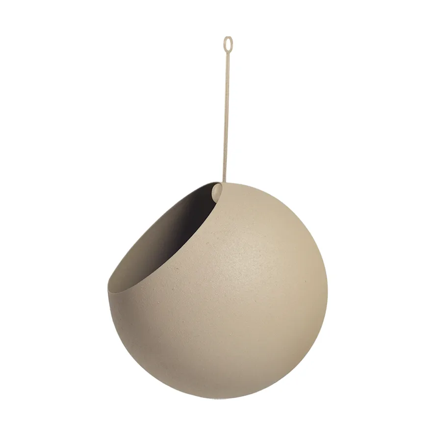 GLOBE hanging pot Ø17 cm h28 cm, 灰褐色 AYTM
