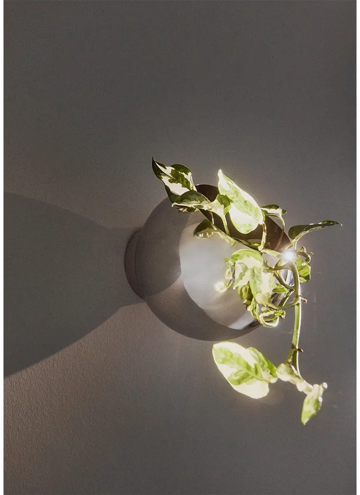 Globe 花盆 vägg Ø17 cm, 银色 AYTM