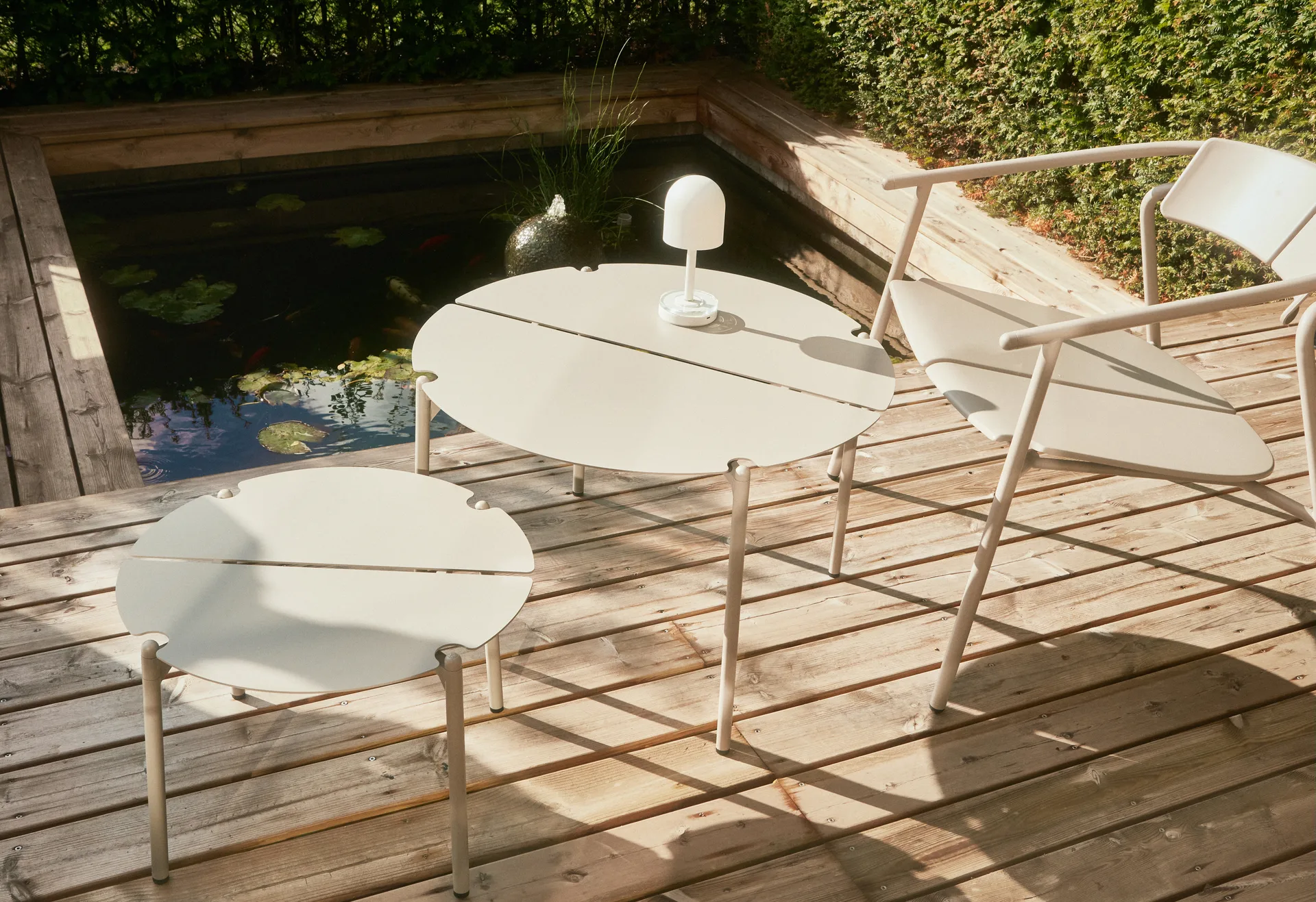 NOVO lounge 桌子 Ø70x45 cm, Gingerbread AYTM