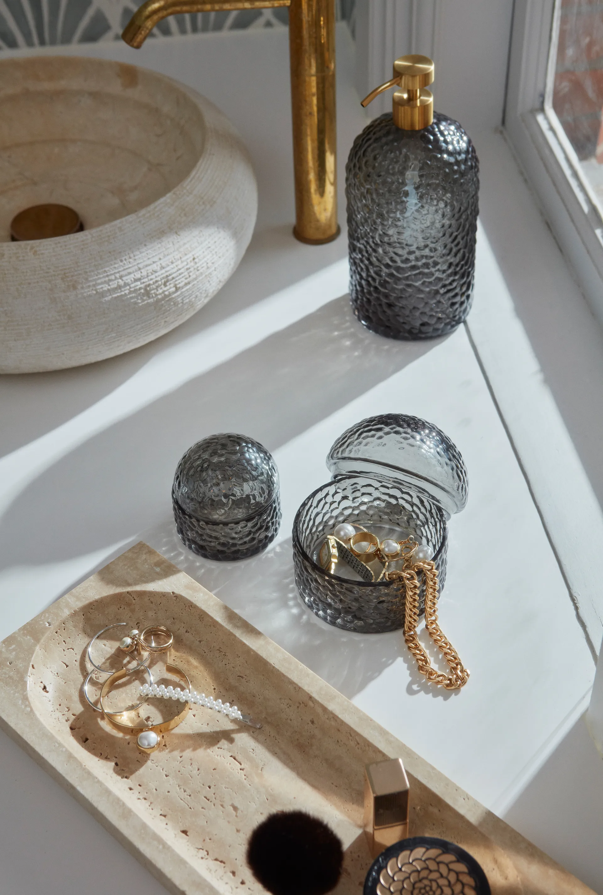 Regina 碟 travertine, 16x40 cm AYTM