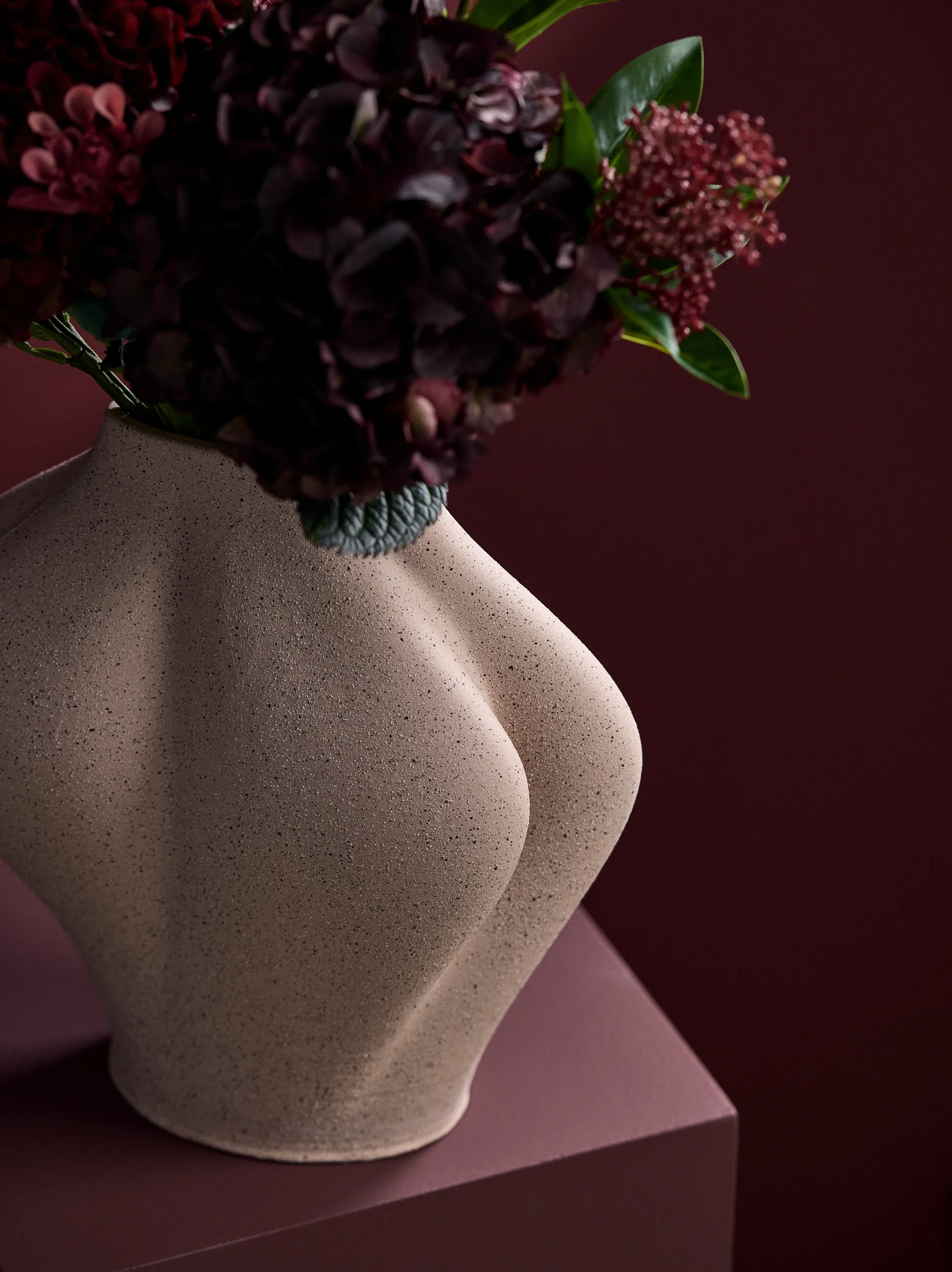 Saltare 花瓶, 玫瑰色_Ø13.8x30cm AYTM