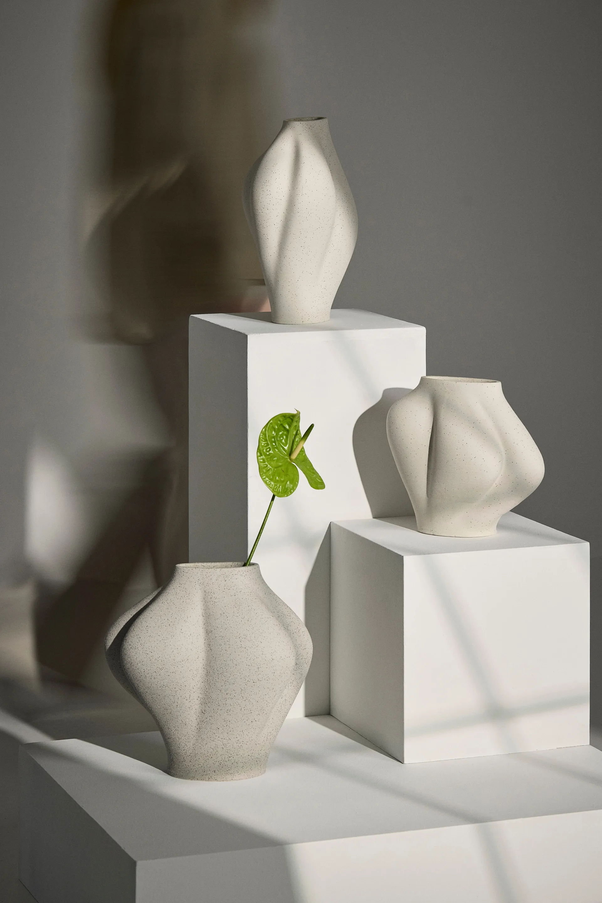Saltare 花瓶, 奶油色_Ø15x25cm AYTM