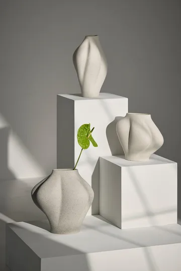 Saltare 花瓶 - 奶油色_Ø17x35cm - AYTM