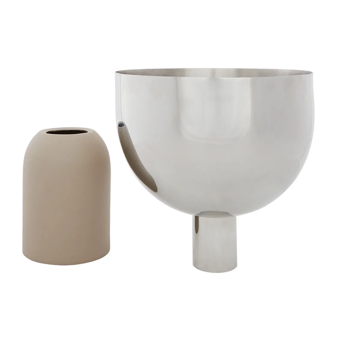 Torus 花盆  Ø17 cm, 银色-灰褐色（Taupe） AYTM