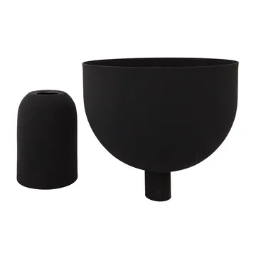 Torus 花盆  Ø22 cm - 黑色-黑色 - AYTM