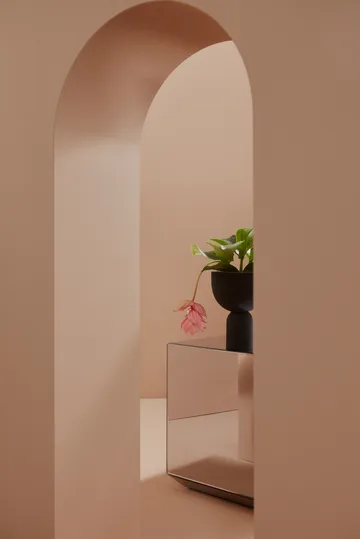 Torus 花盆  Ø22 cm - 黑色-黑色 - AYTM