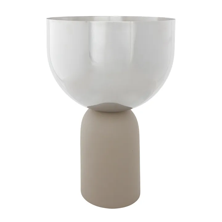 Torus 花盆Ø22cm - 银色_灰褐色 - AYTM