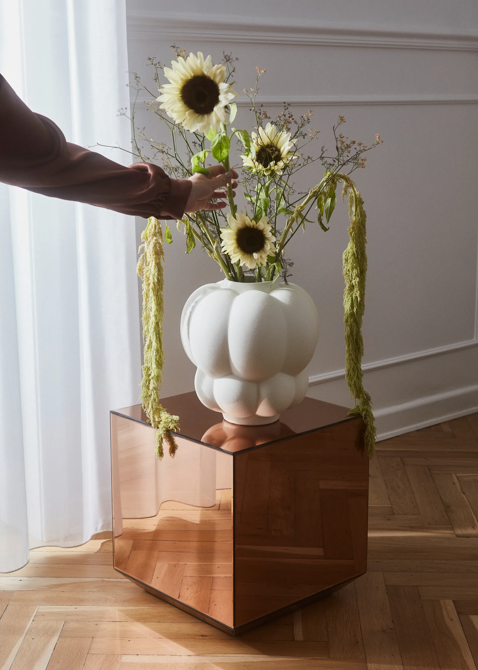 Uva 花瓶 28 cm, Cream AYTM