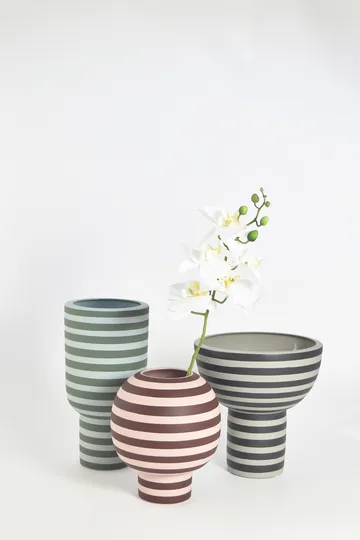 Varia 花瓶30cm - 灰绿森林色 - AYTM