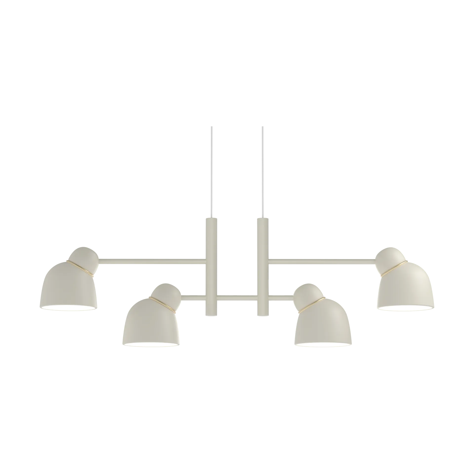 Bird 吊灯 119.3 cm, 沙色-黄铜 Belid