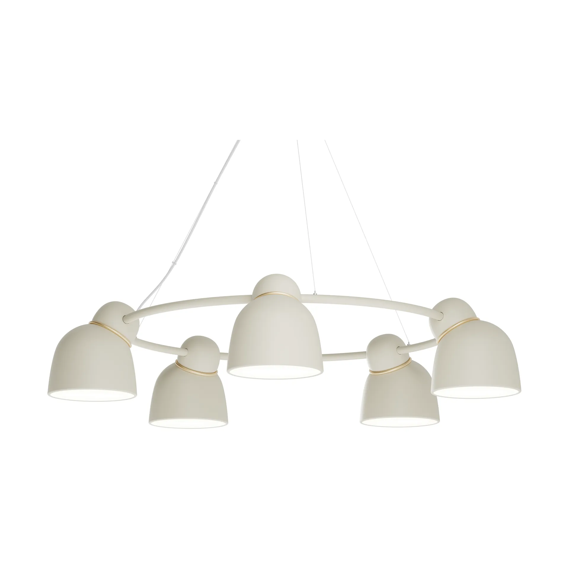 Bird 枝形吊灯 Ø95.3 cm, 沙色-黄铜 Belid