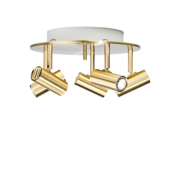 Cato 5-spotlight round Ø29 cm - 黄铜 - Belid