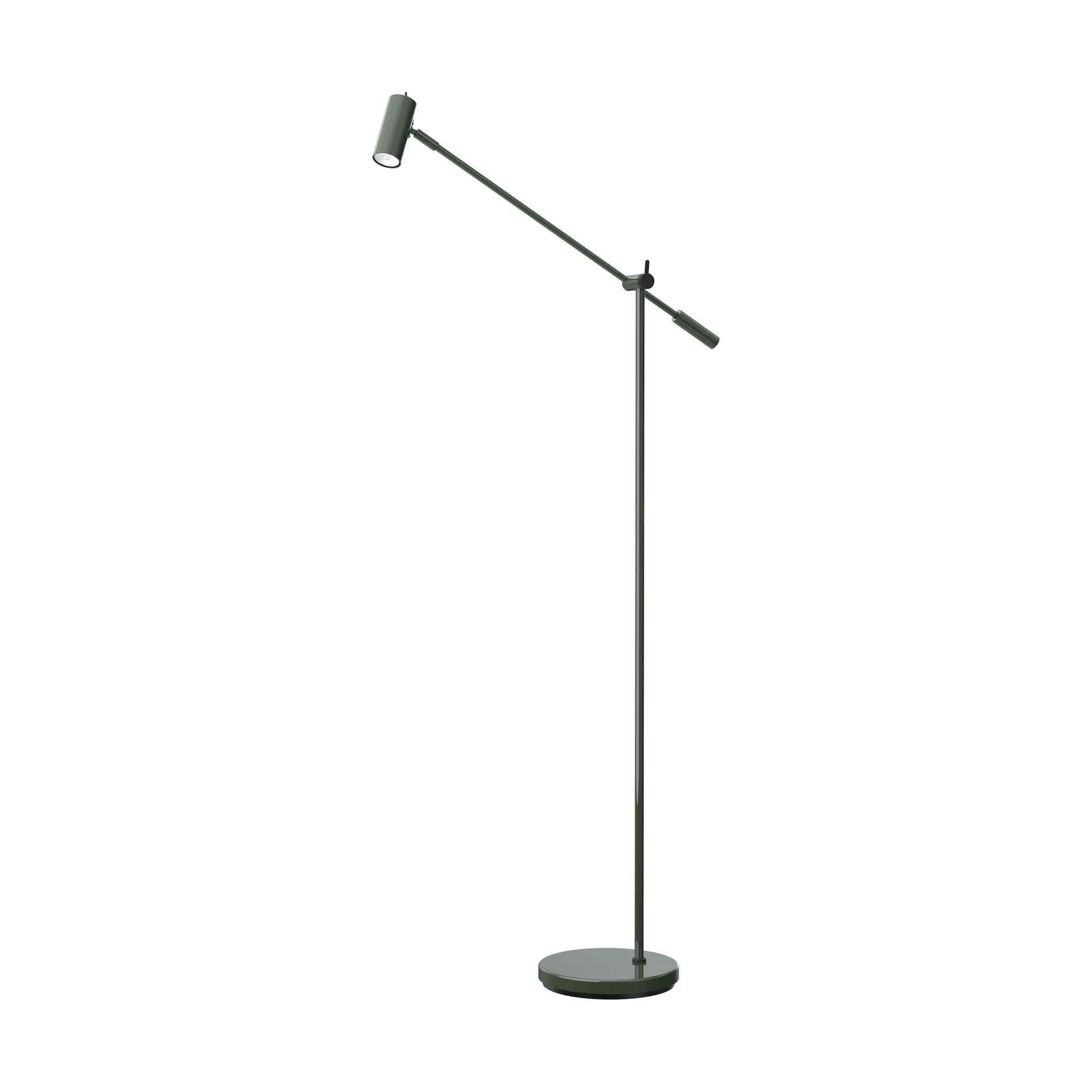 Cato落地灯134cm, Blank forest green-哑光黑色 Belid