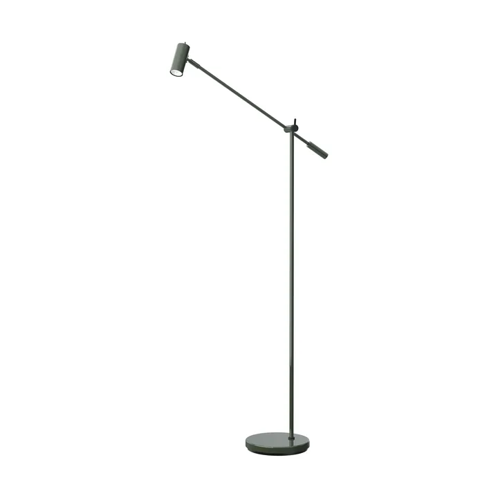 Cato落地灯134cm - Blank forest green-哑光黑色 - Belid