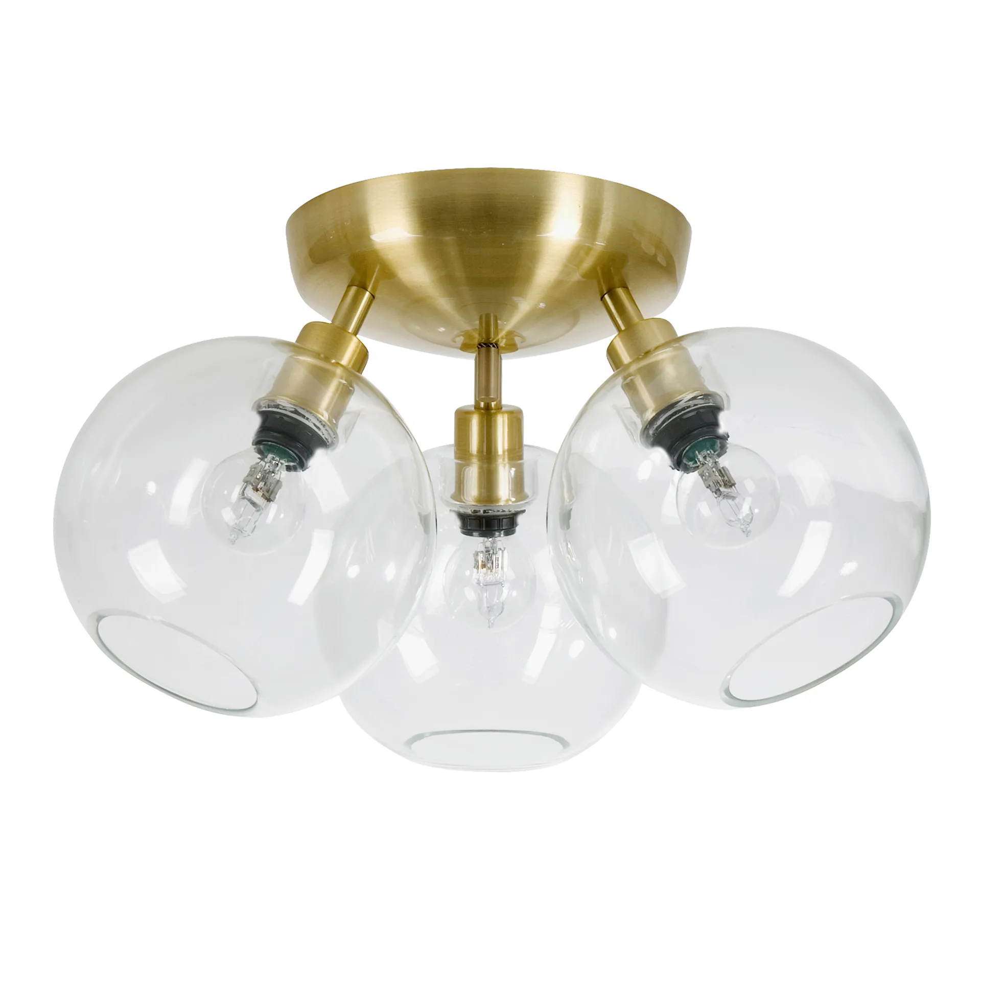 Gloria ceiling 灯 Ø33 cm, brass-clear Belid